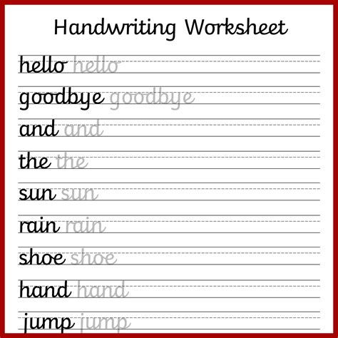 Handwriting Worksheets Primary School Handwriting Resources Cursive Handwriting Sheets Ks2 - Cursive Handwriting Sheets Ks2