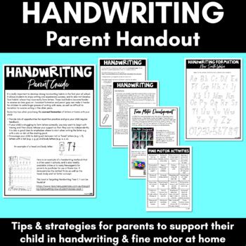Download Handwriting Guide For Parents 