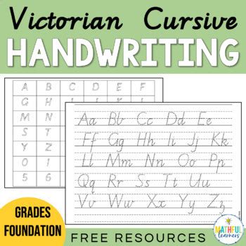 Full Download Handwriting Practice Sheets Victorian Modern Cursive 