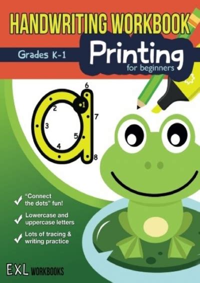 Download Handwriting Workbook Printing For Beginners Grades K 1 