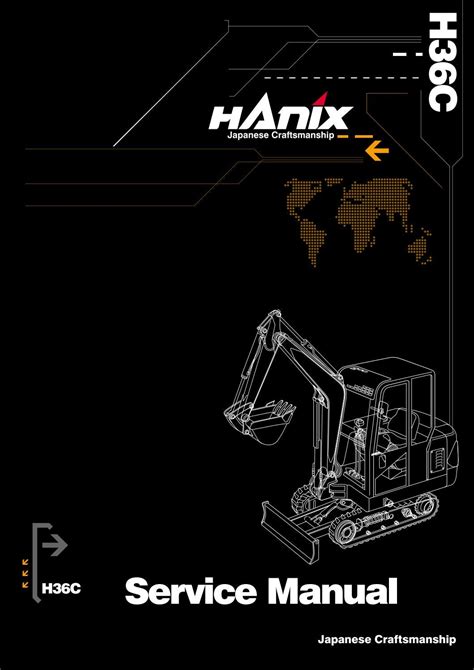 Read Hanix H36Cr Mini Excavator Service And Parts Manual 