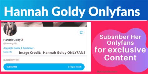 hannah goldy onlyfans leaked