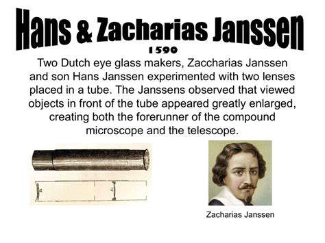 hans and zacharias janssen inventions