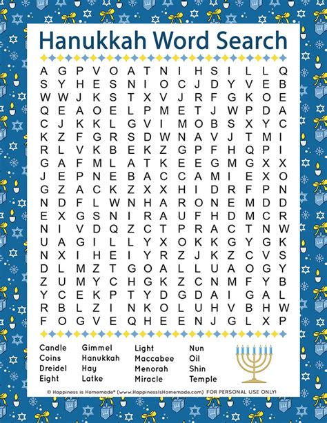 Hanukkah Word Search Free Printable Puzzle Growing Play Hanukkah Trivia Questions And Answers Printables - Hanukkah Trivia Questions And Answers Printables