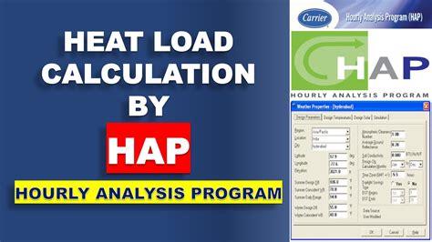 hap software heat load calculation