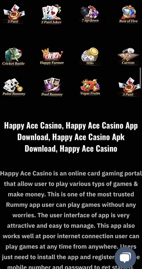 happy ace casino app download new version