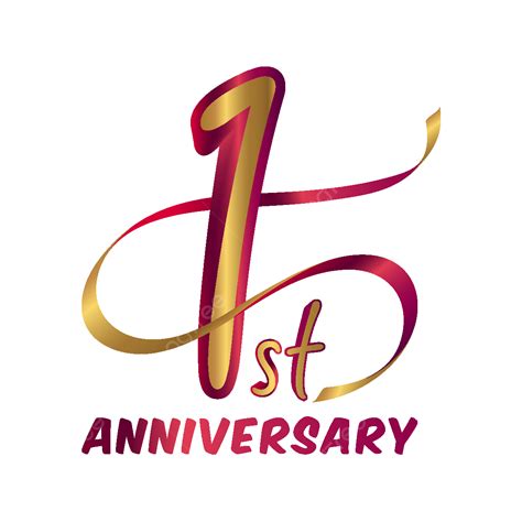 Happy Anniversary 1 Month Logo