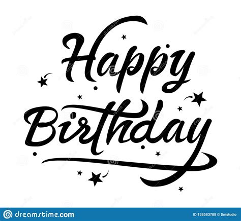 happy birthday clipart black and white 10 free Cliparts Download