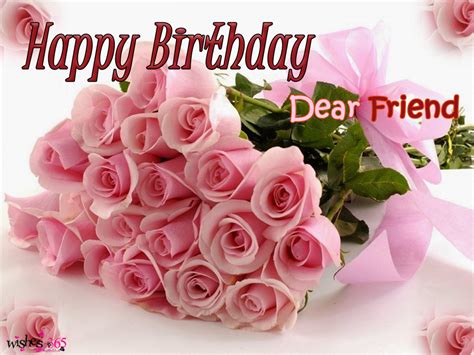 Happy Birthday Friend Roses