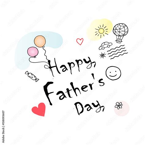 Happy Father Day Drawings Stock Illustrations Fathers Day Sketch - Fathers Day Sketch