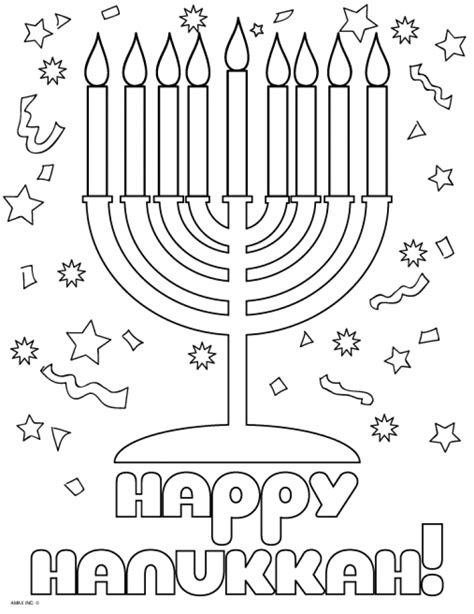 Happy Hanukkah Coloring Page Crayola Com Preschool Hanukkah Coloring Pages - Preschool Hanukkah Coloring Pages