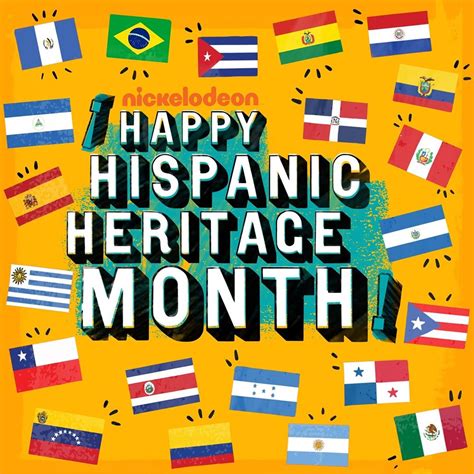 Happy Hispanic Heritage Month From Nickelodeon Hispanic Heritage Coloring Pages - Hispanic Heritage Coloring Pages
