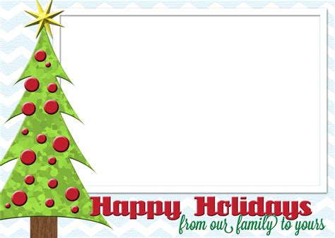 Happy Holidays Card Template
