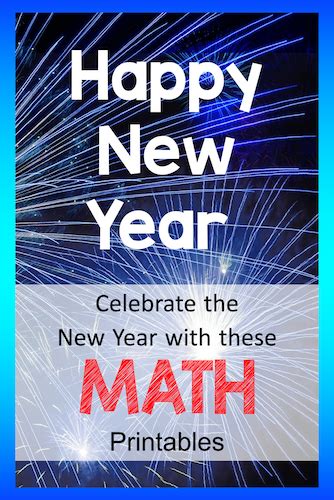 Happy New Year A Math Amp Literacy Unit New Years Math - New Years Math