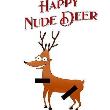 happy nude deer