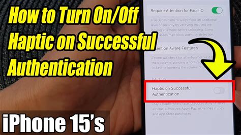 Haptic On Successful Authentication