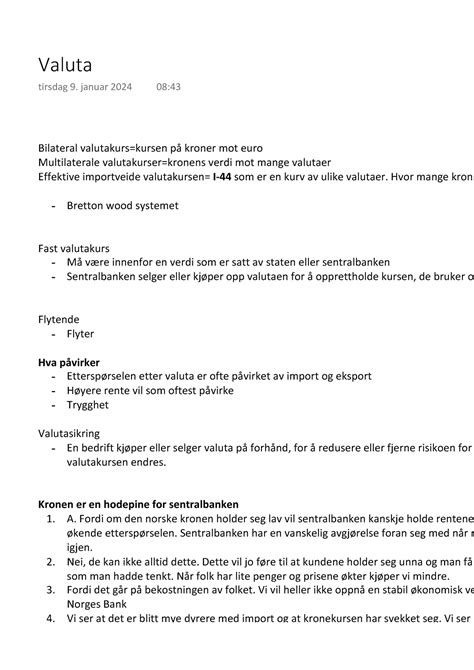 har  ej  valuta  mot mat