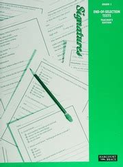 Harcourt End Of Selection Tests Grade 2