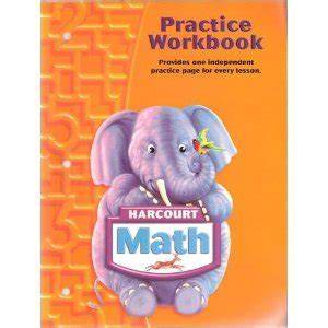 harcourt math practice workbook kindergarten