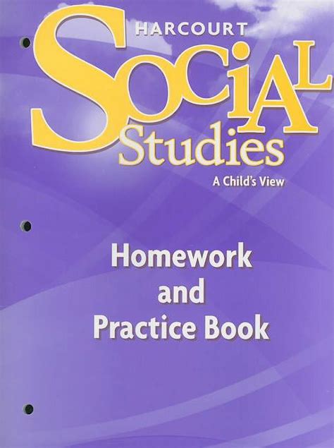 harcourt social studies homework practice