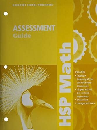 Full Download Harcourt Assessment Guide Hsp Math Teacher Edition File Type Pdf 