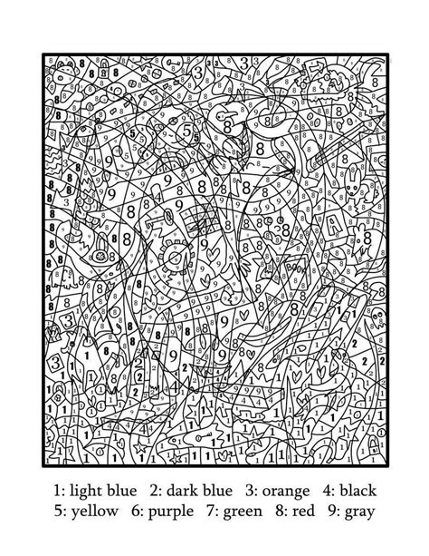 Hard Amp Difficult Color By Number Coloringbynumber Com Coloring Pages Color By Number Hard - Coloring Pages Color By Number Hard
