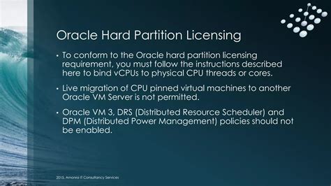 hard partitioning and virtualization with oracle virtual