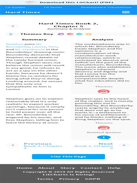 Hard Times Summary Sparknotes