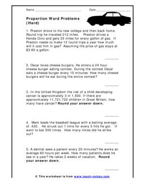 hard word problems with answers