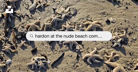 hardon on nude beach