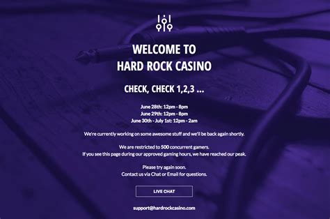 hardrock online casino login