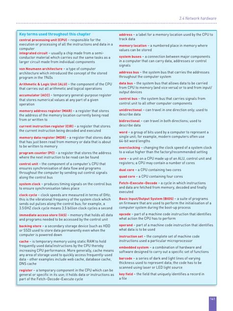 hardware glossary PDF Random Access Memory Central