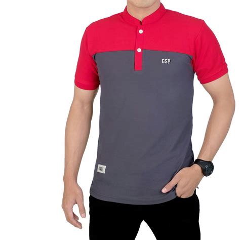 Harga Baju Kaos Polos Pria Original Kerah V Model Baju Kaos Kerah Terbaru - Model Baju Kaos Kerah Terbaru