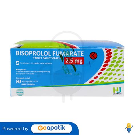 harga bisoprolol fumarate 2 5 mg