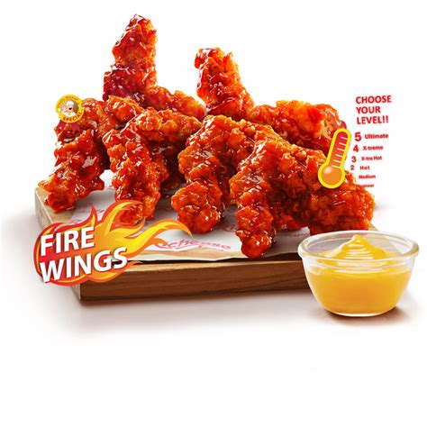 harga fire wings richeese