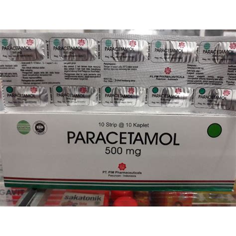 harga paracetamol