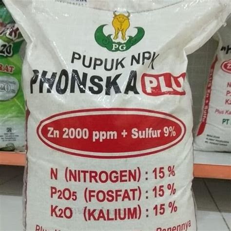 harga pupuk npk phonska 50 kg 2024