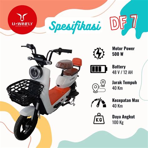 HARGA SEPEDA LISTRIK UWINFLY DF7：Sepeda Listrik Uwinfly Df7 - Tokopedia