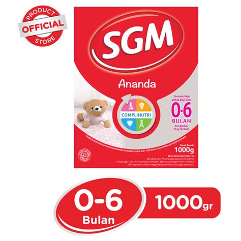 harga susu sgm 0-6 bulan