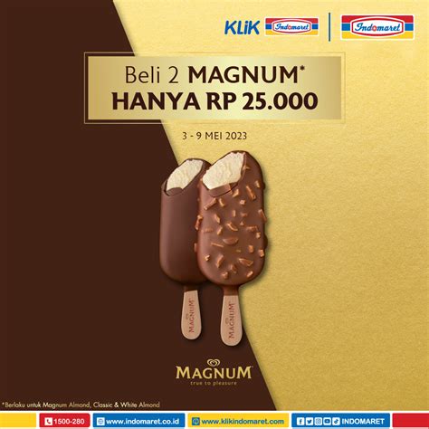 HARGA ES KRIM MAGNUM - Daftar Promo Es Krim di Indomaret, Alfamart dan Lotte Mart yang