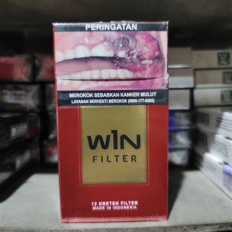 HARGA ROKOK WIN FILTER - Win Rokok Filter Bold 20'S - Klik Indomaret