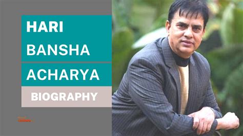 hari bansha acharya biography sample
