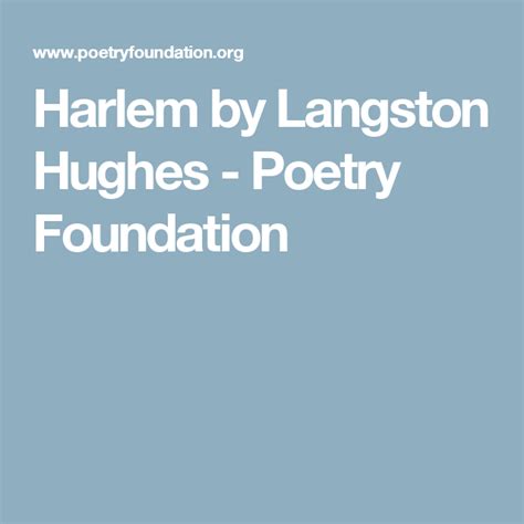 Harlem By Langston Hughes Poetry Foundation Langston Hughes Worksheet - Langston Hughes Worksheet