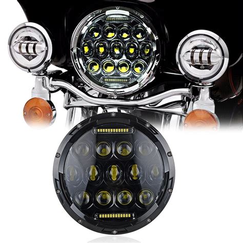 harley davidson 7 inch led headlight for sale eBay