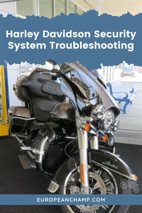 Harley Davidson Factory Security System Manual