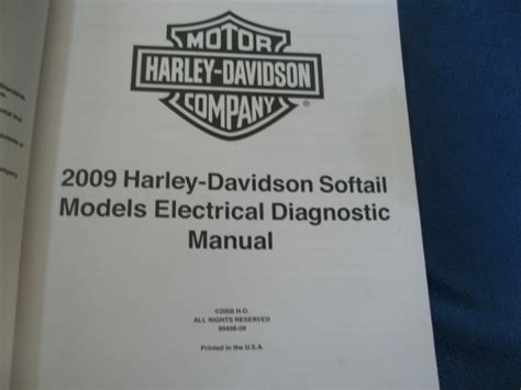 Read Harley Davidson Softail Electrical Diagnostic Manual 