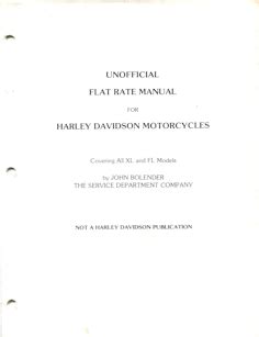 Download Harley Flat Rate Guide 