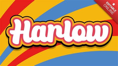 Harlow Boxed Text