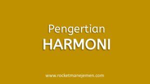 harmoni adalah