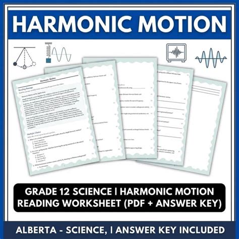 harmonic motion answer key